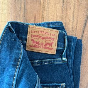 levis mile high skinny jeans 721 dark navy size 24